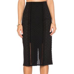 Rebecca Taylor Lace Crochet Skirt Size 6